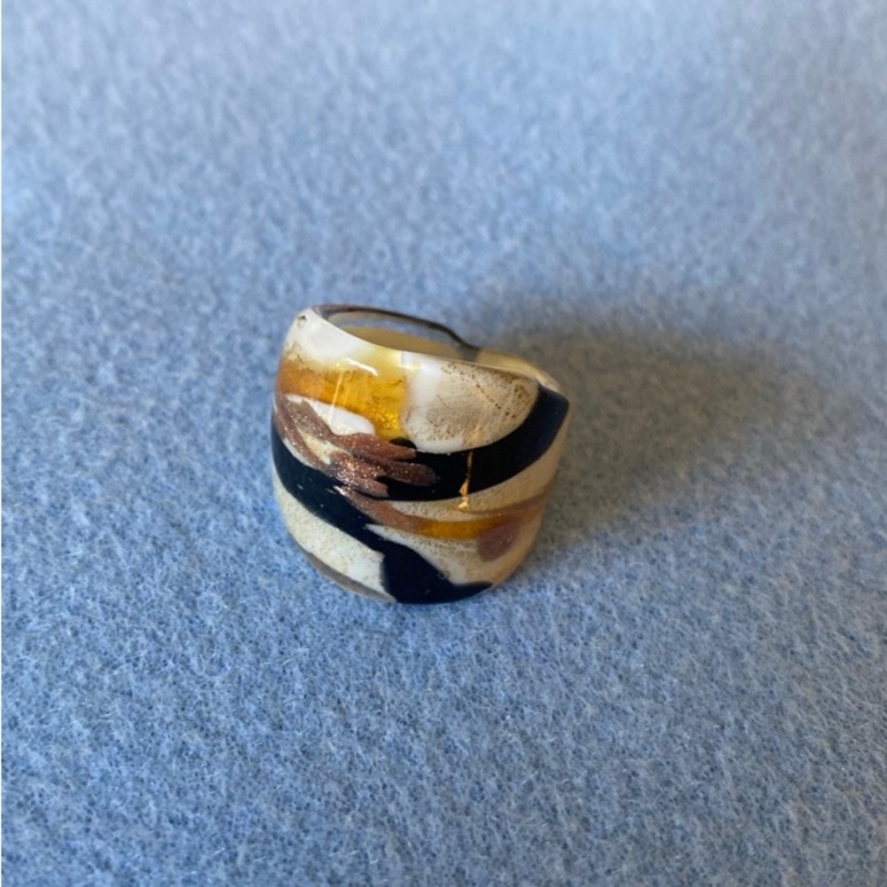 Murano glass ring